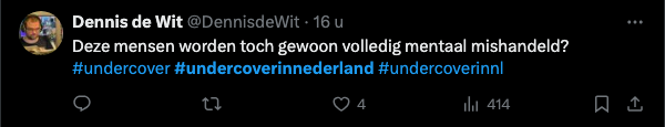 Reactie van een kijker